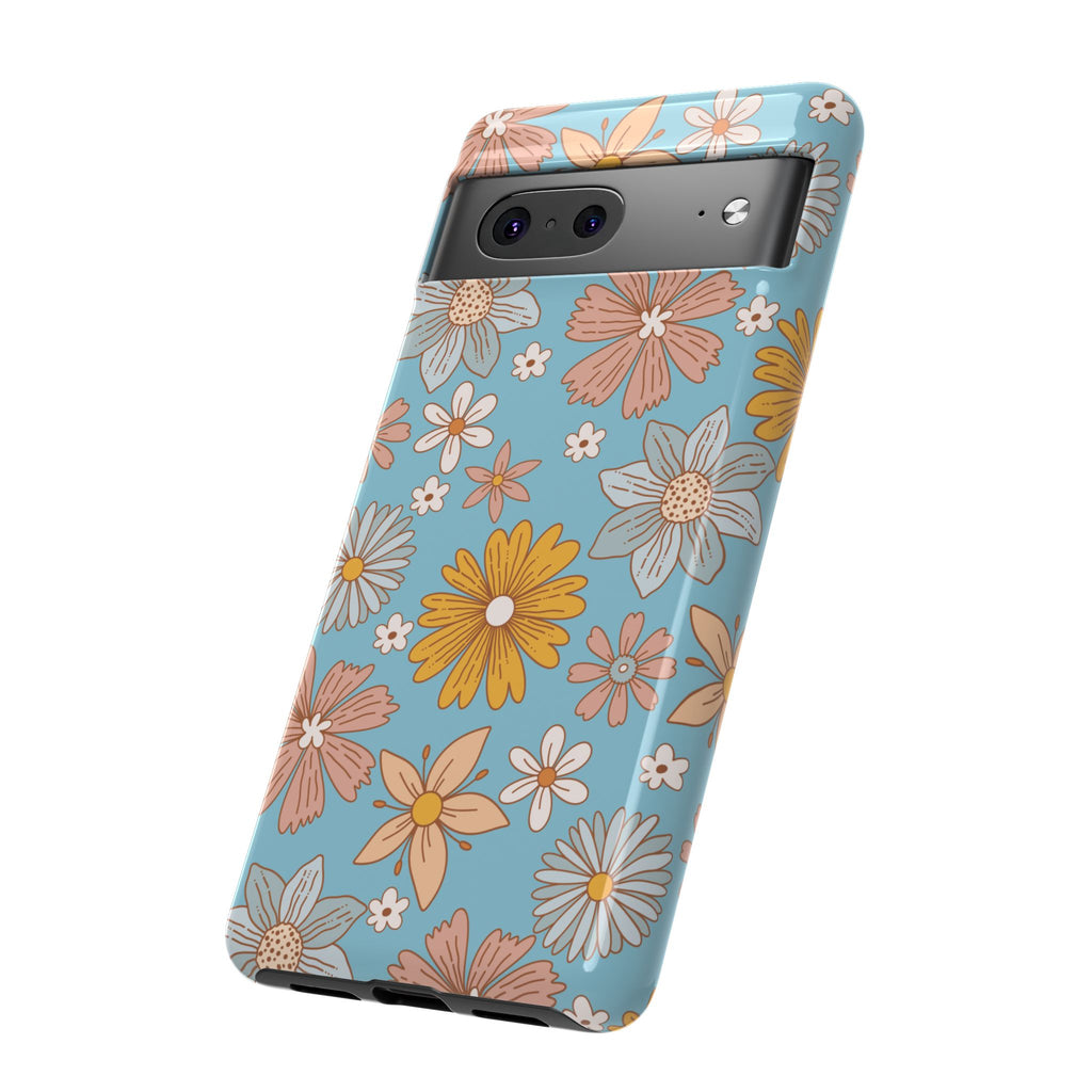Google Pixel Case - Cerulean Flora