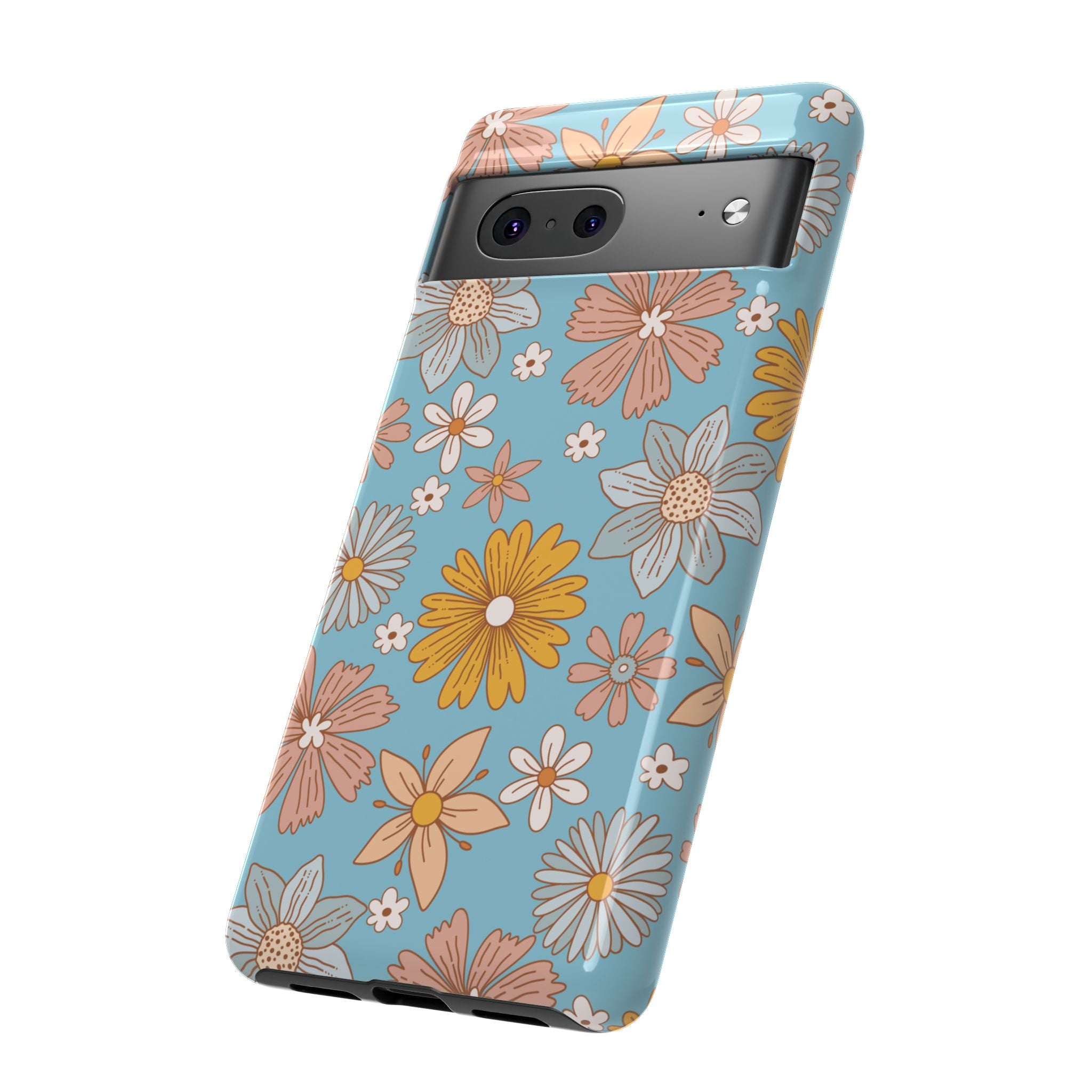 Google Pixel Case - Cerulean Flora