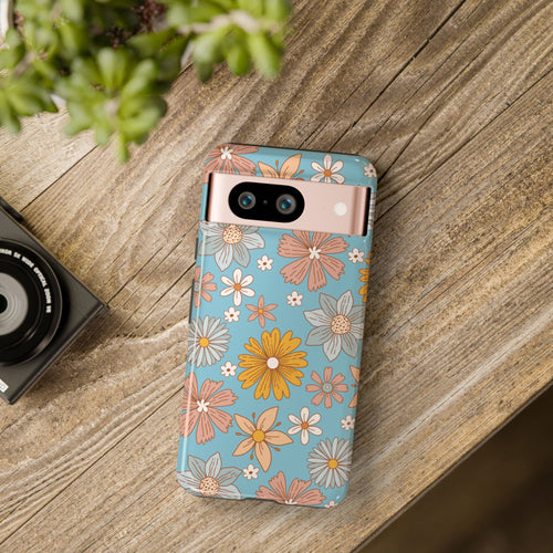 Google Pixel Case - Cerulean Flora