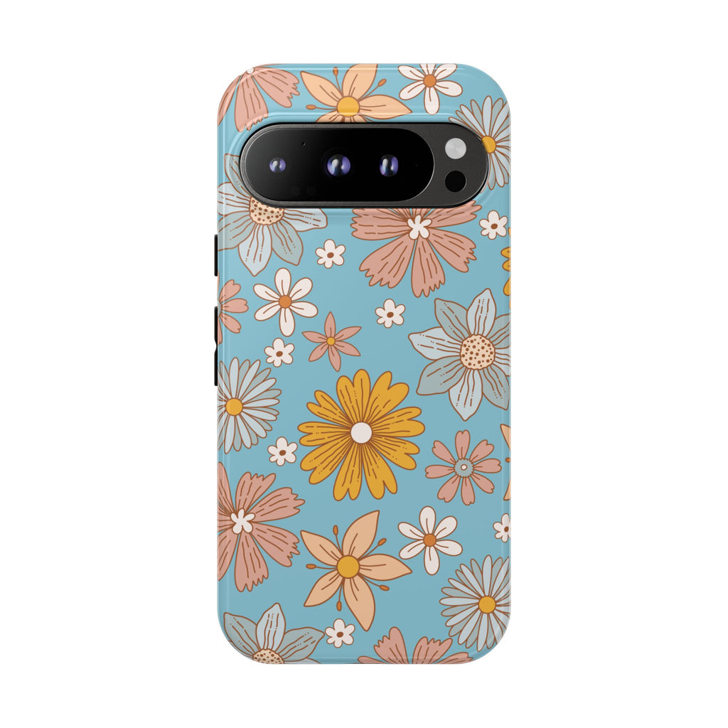 Google Pixel Case - Cerulean Flora