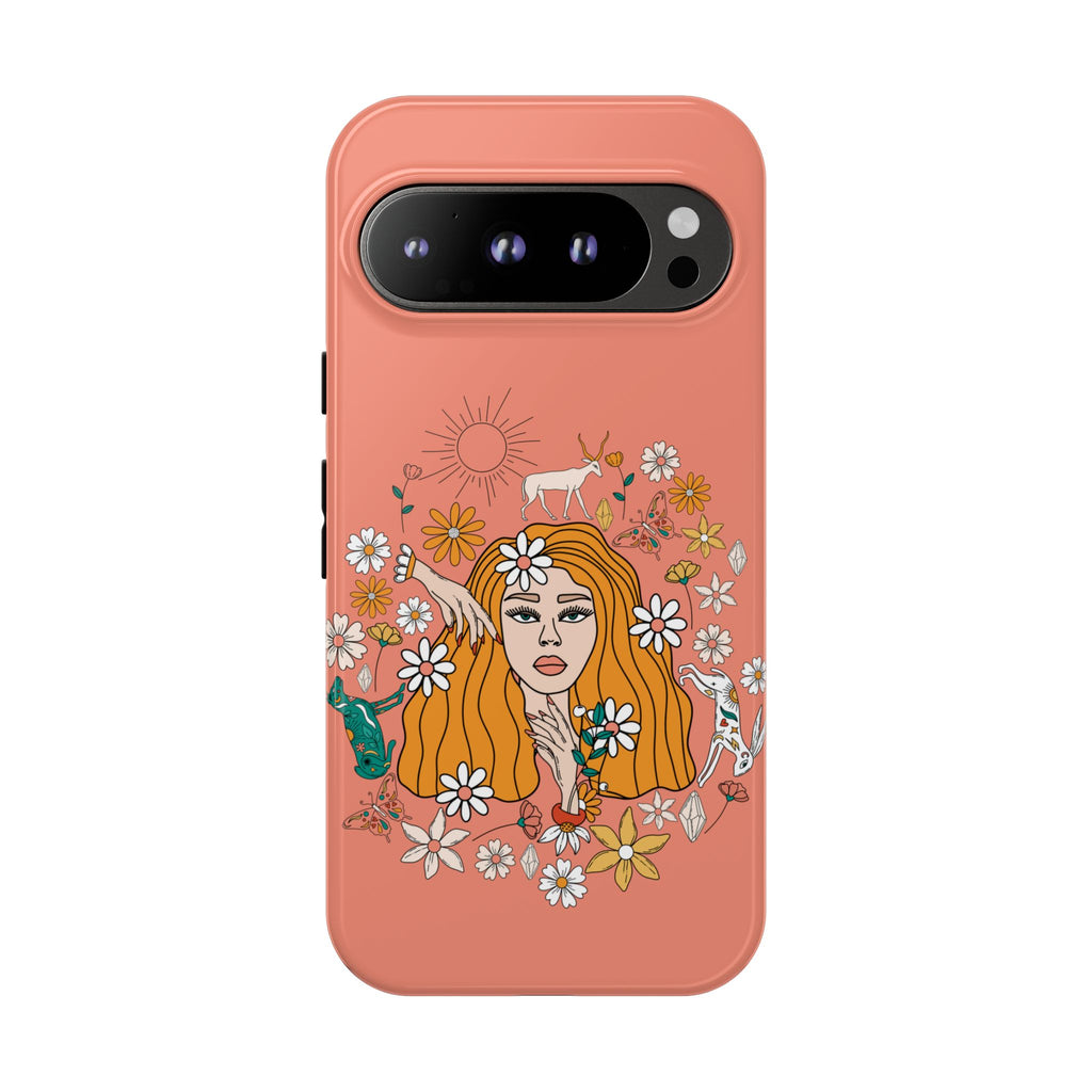 Google Pixel Case - Forest Reverie | Orange