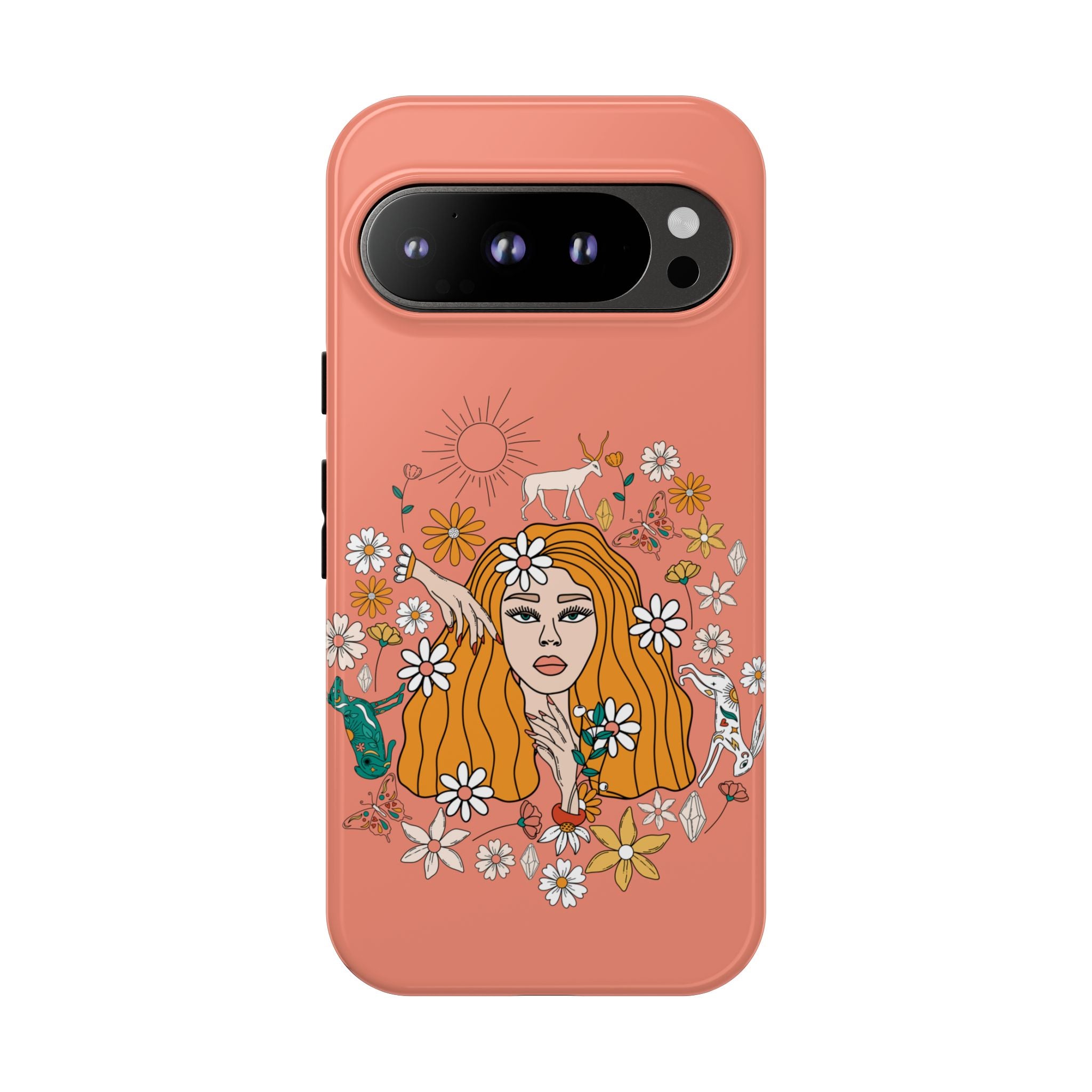 Google Pixel Case - Forest Reverie | Orange