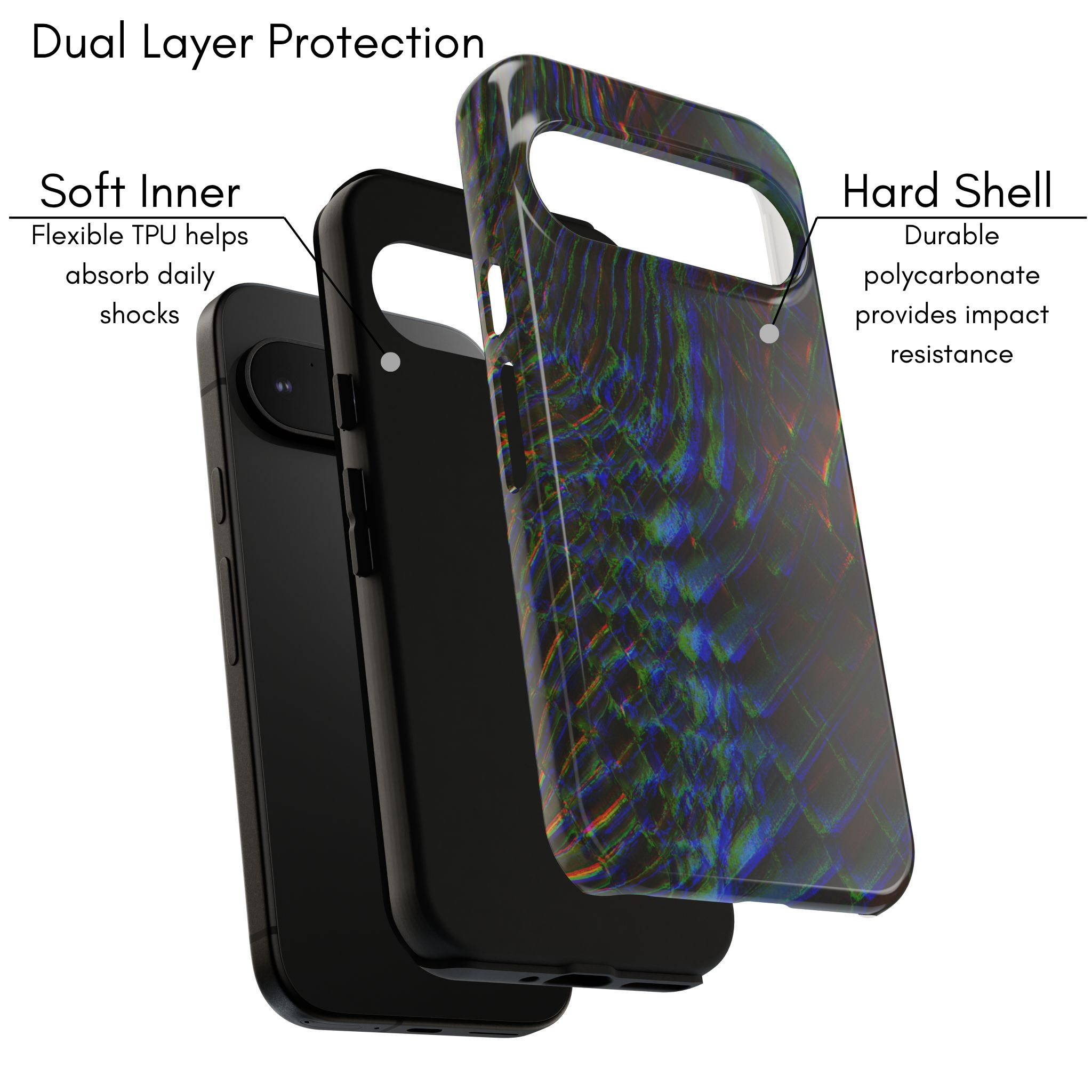 Google Pixel Case - Black luster