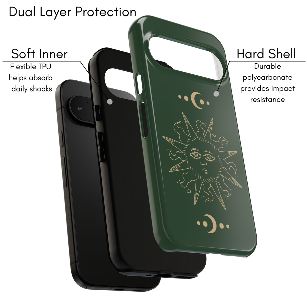 Google Pixel Case - Sun | Green
