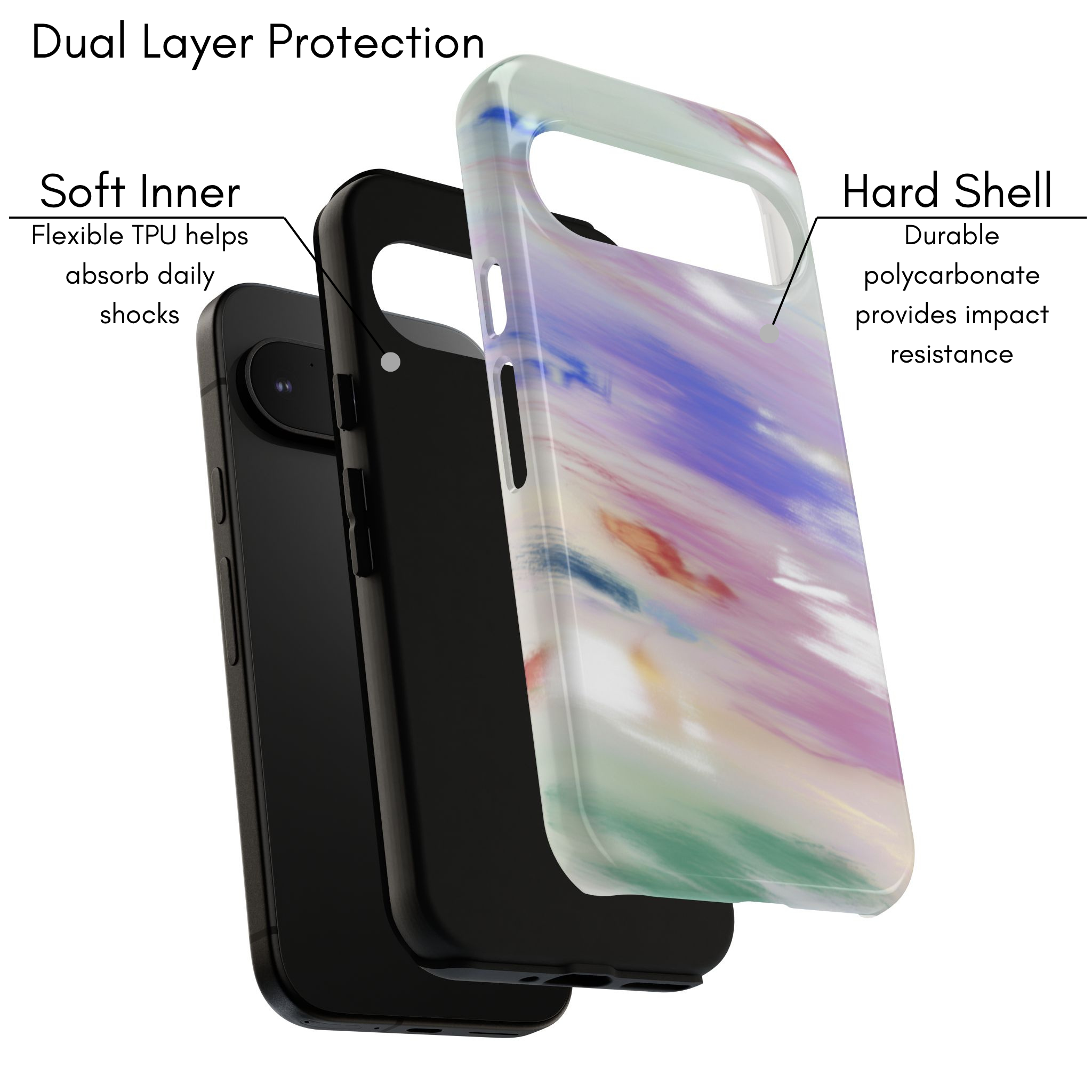 Google Pixel Case - Nebula Cloud