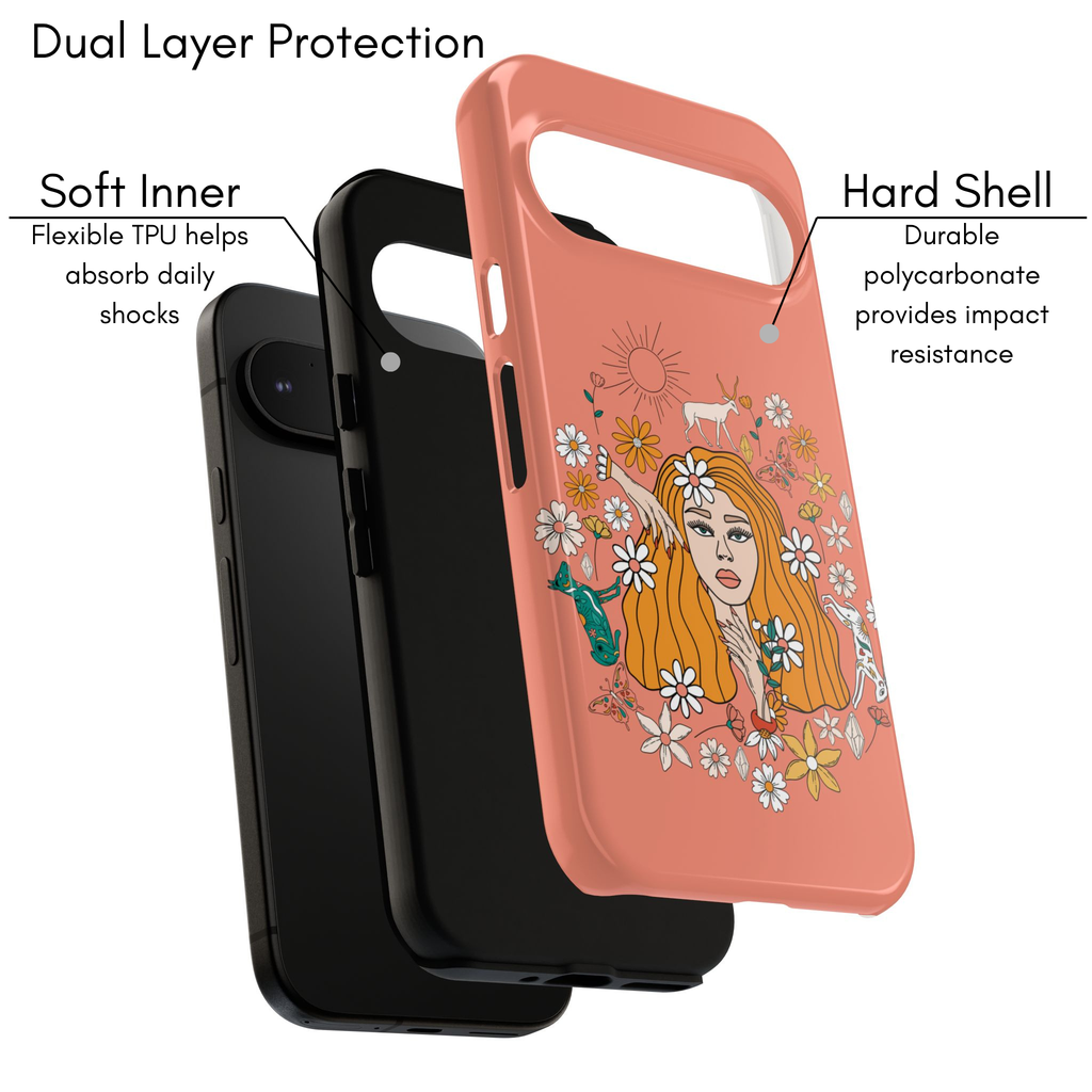Google Pixel Case - Forest Reverie | Orange