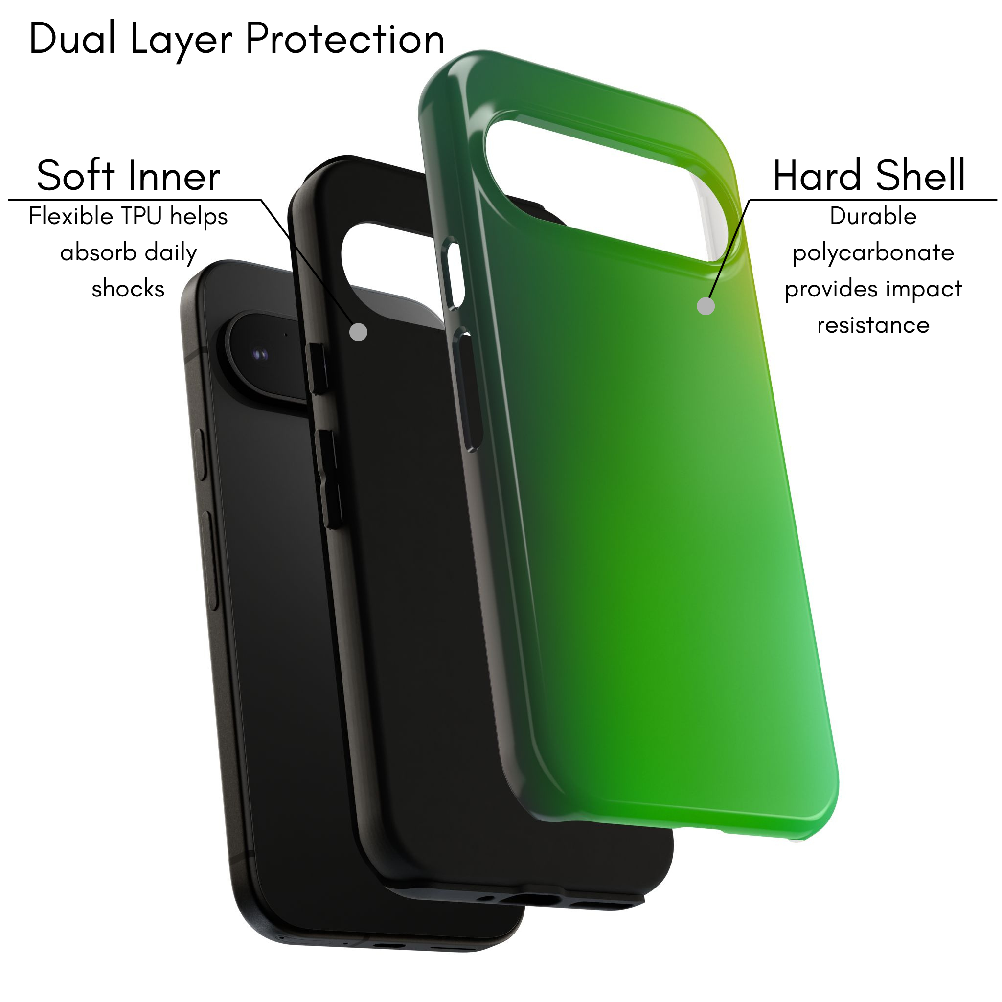 Google Pixel Case - Emerald Fade