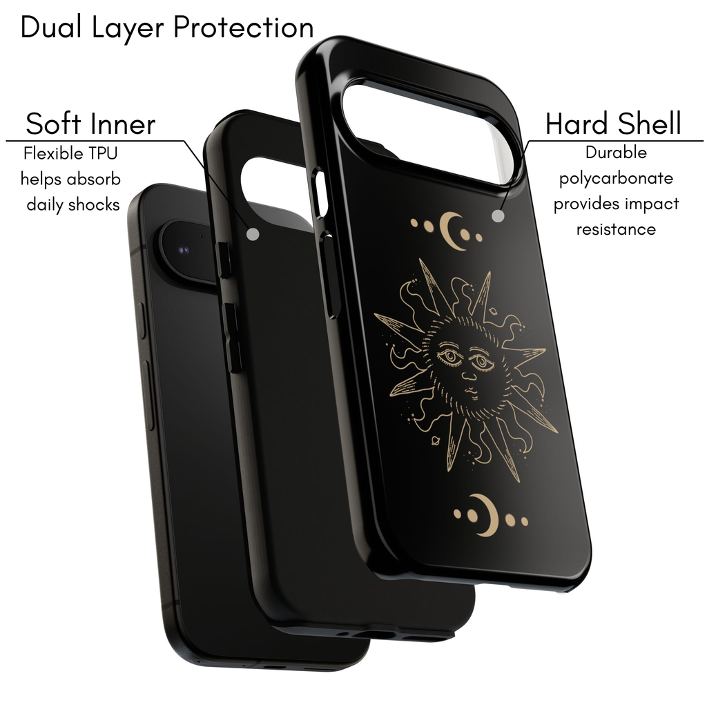 Google Pixel Case - Sun | Black