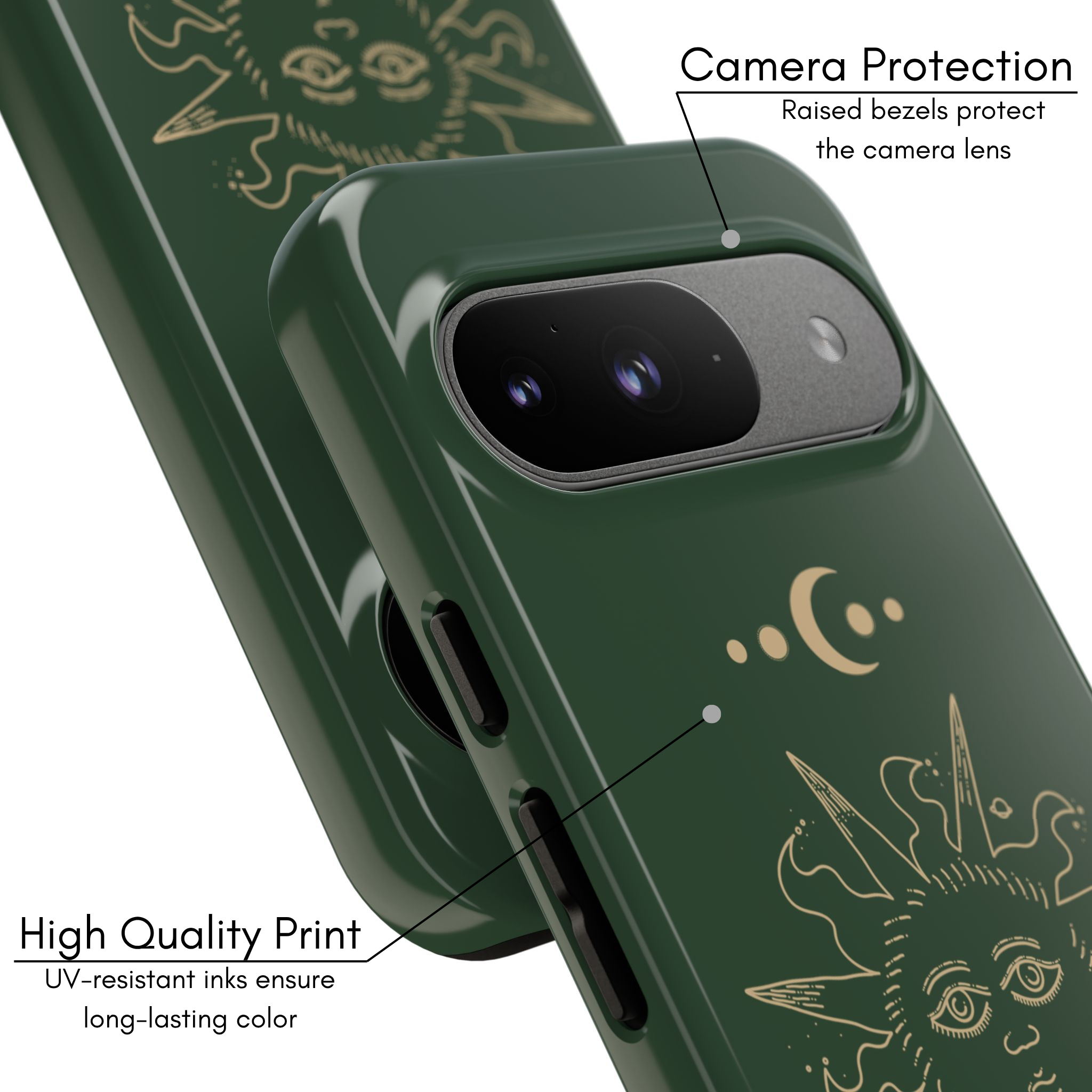 Google Pixel Case - Sun | Green