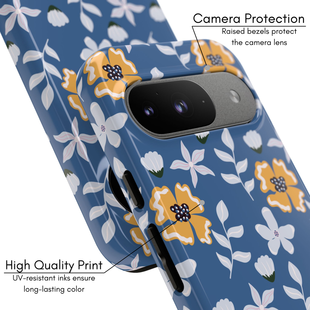 Google Pixel Case - Midnight Daisy