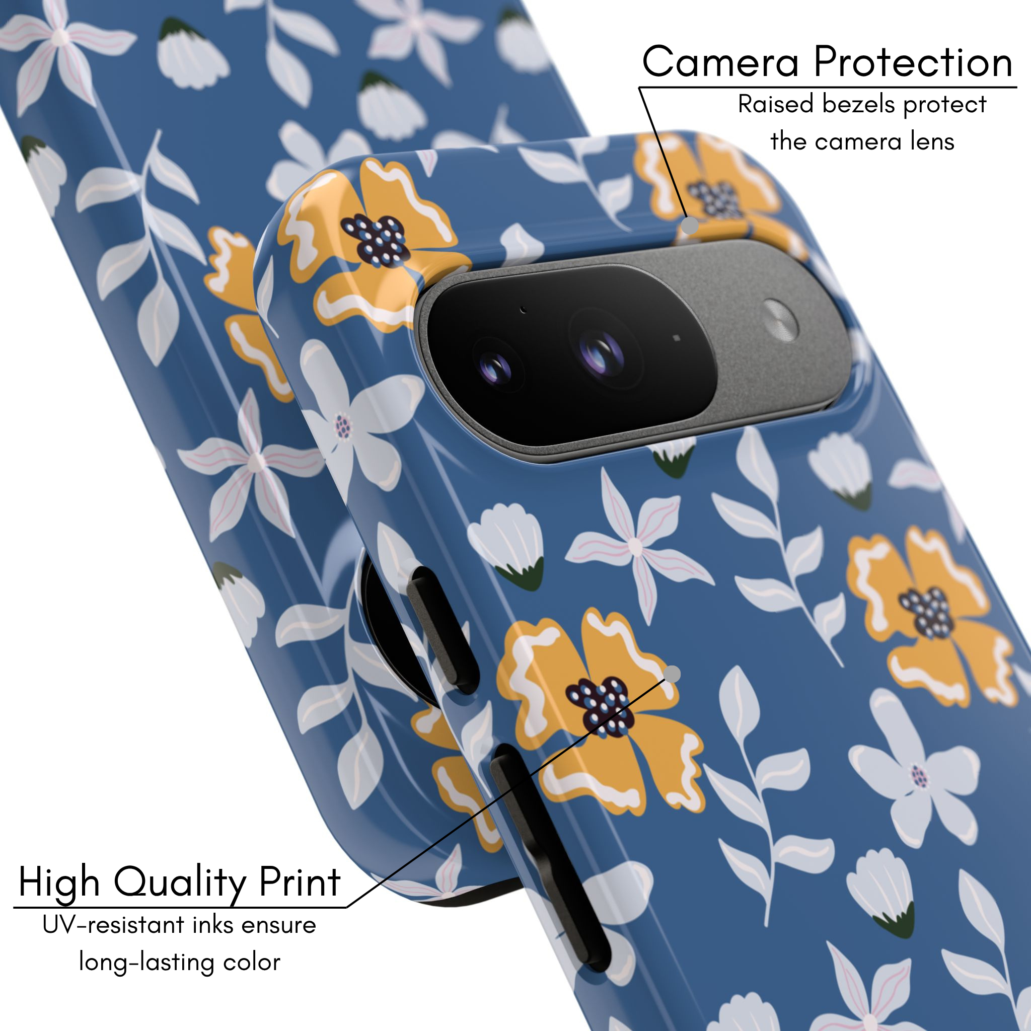 Google Pixel Case - Midnight Daisy
