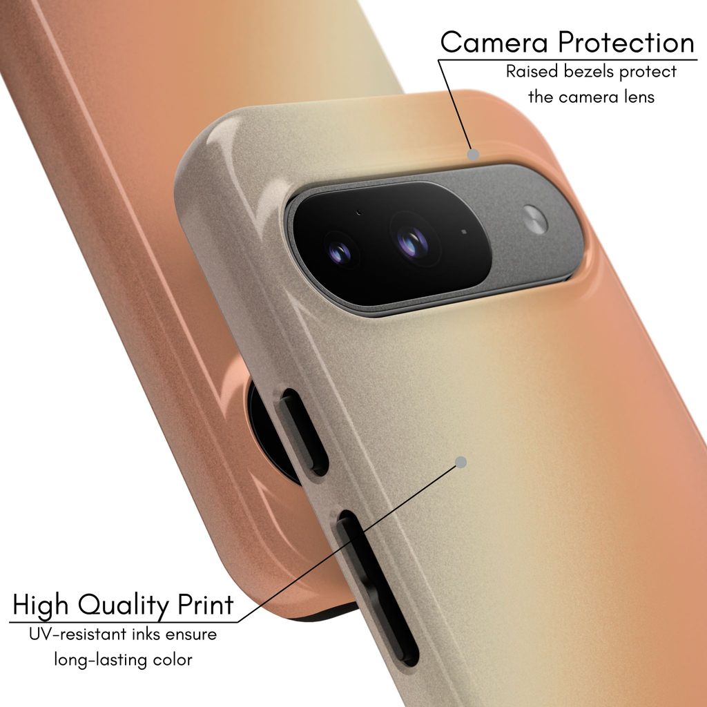 Google Pixel Case - Sand Gradients | Orange
