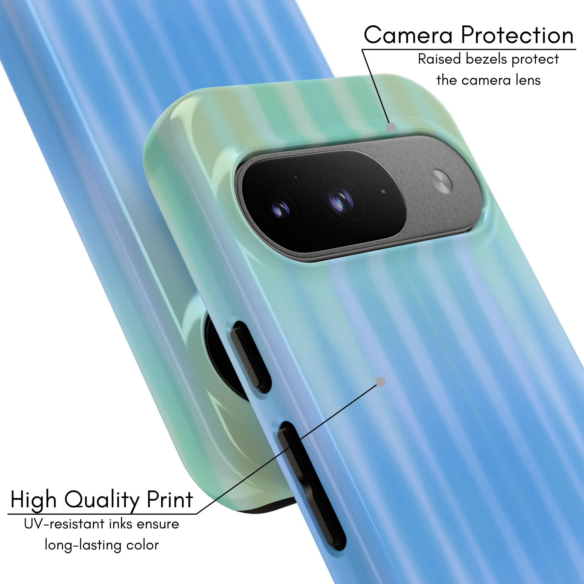 Google Pixel Case - Ethereal Glow | Blue