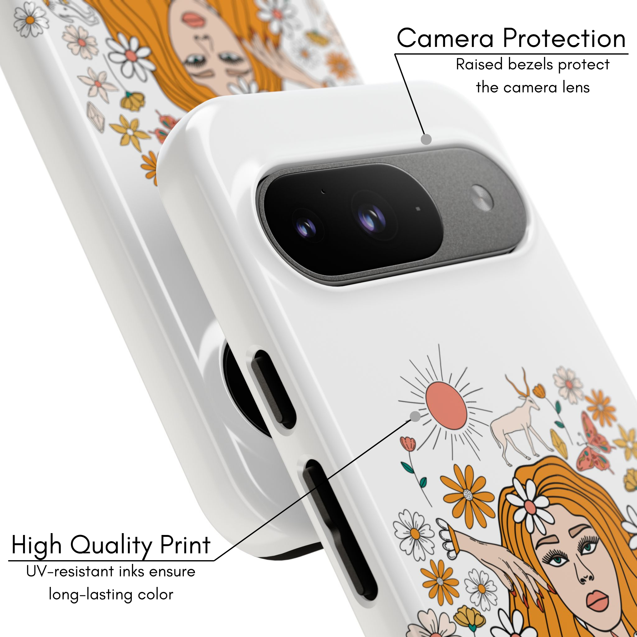 Google Pixel Case - Forest Reverie | White