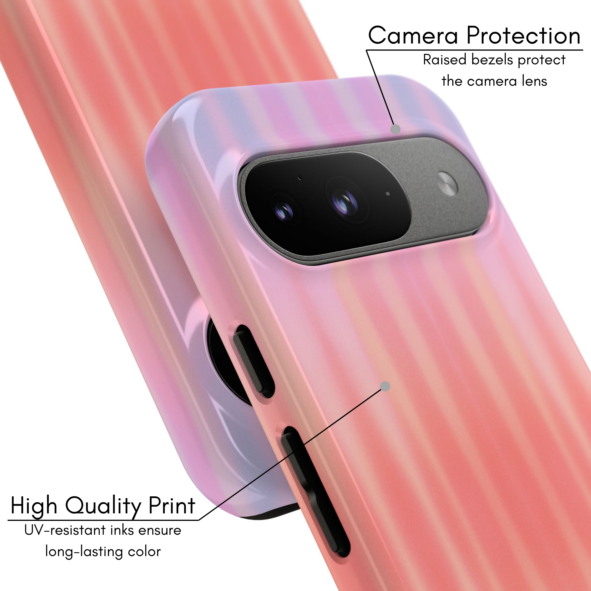Google Pixel Case - Ethereal Glow | Pink