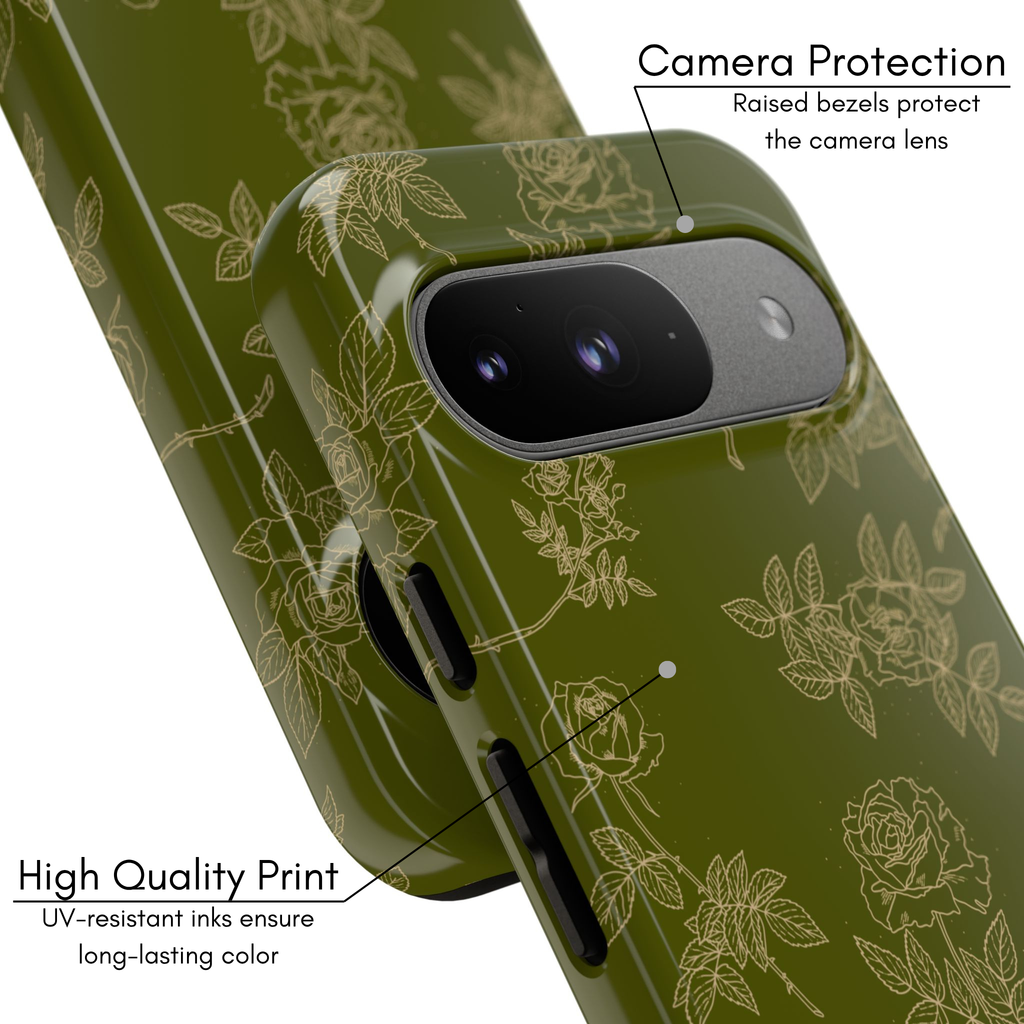 Google Pixel Case - Antique Rose