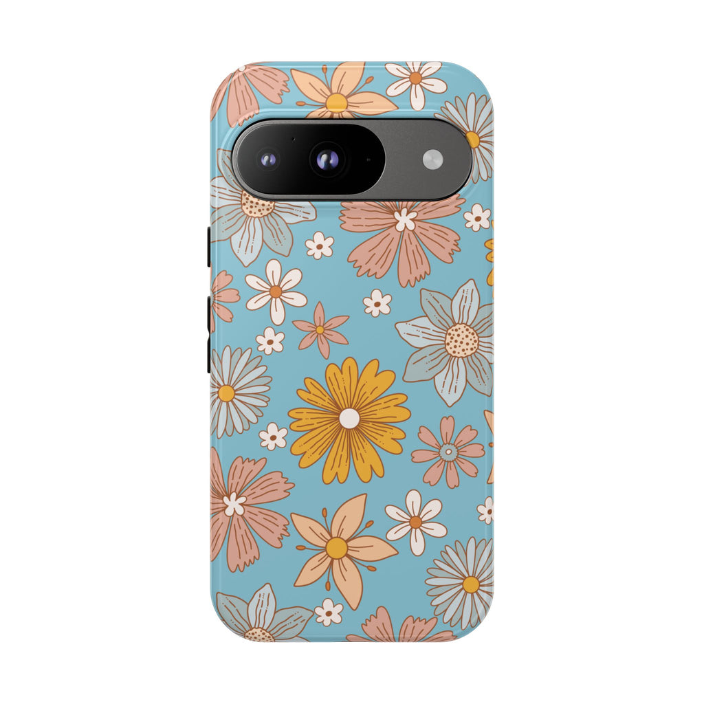 Google Pixel Case - Cerulean Flora