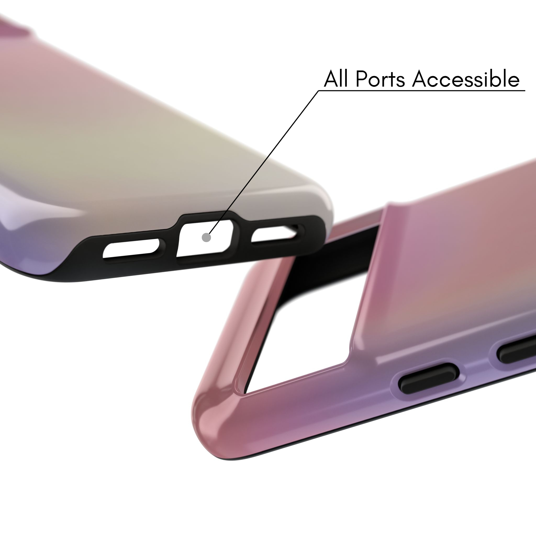 Google Pixel Case - Pink gradients