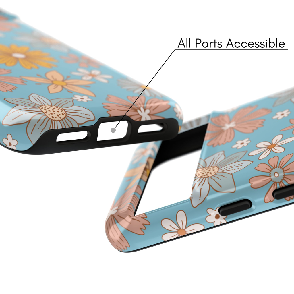 Google Pixel Case - Cerulean Flora