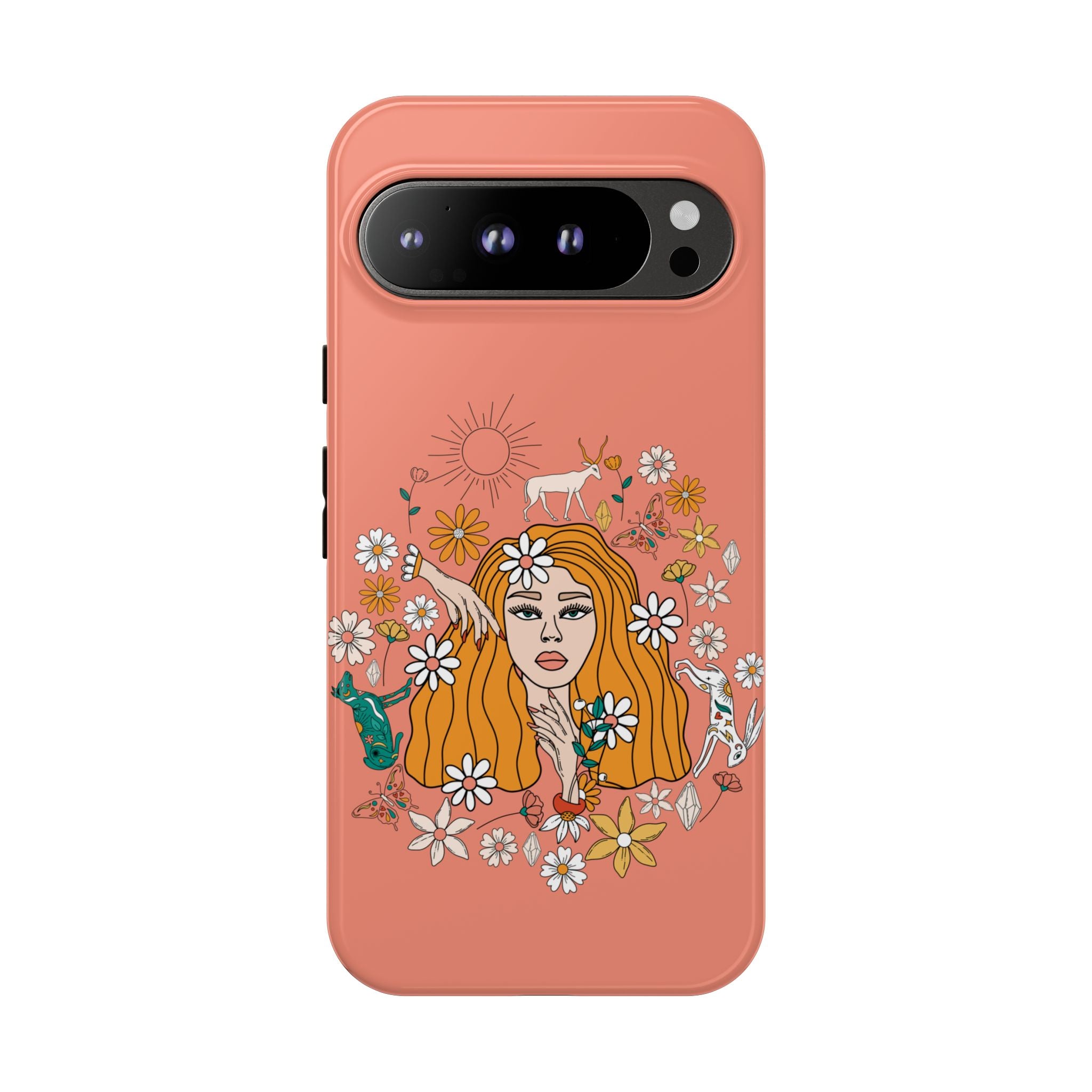 Google Pixel Case - Forest Reverie | Orange
