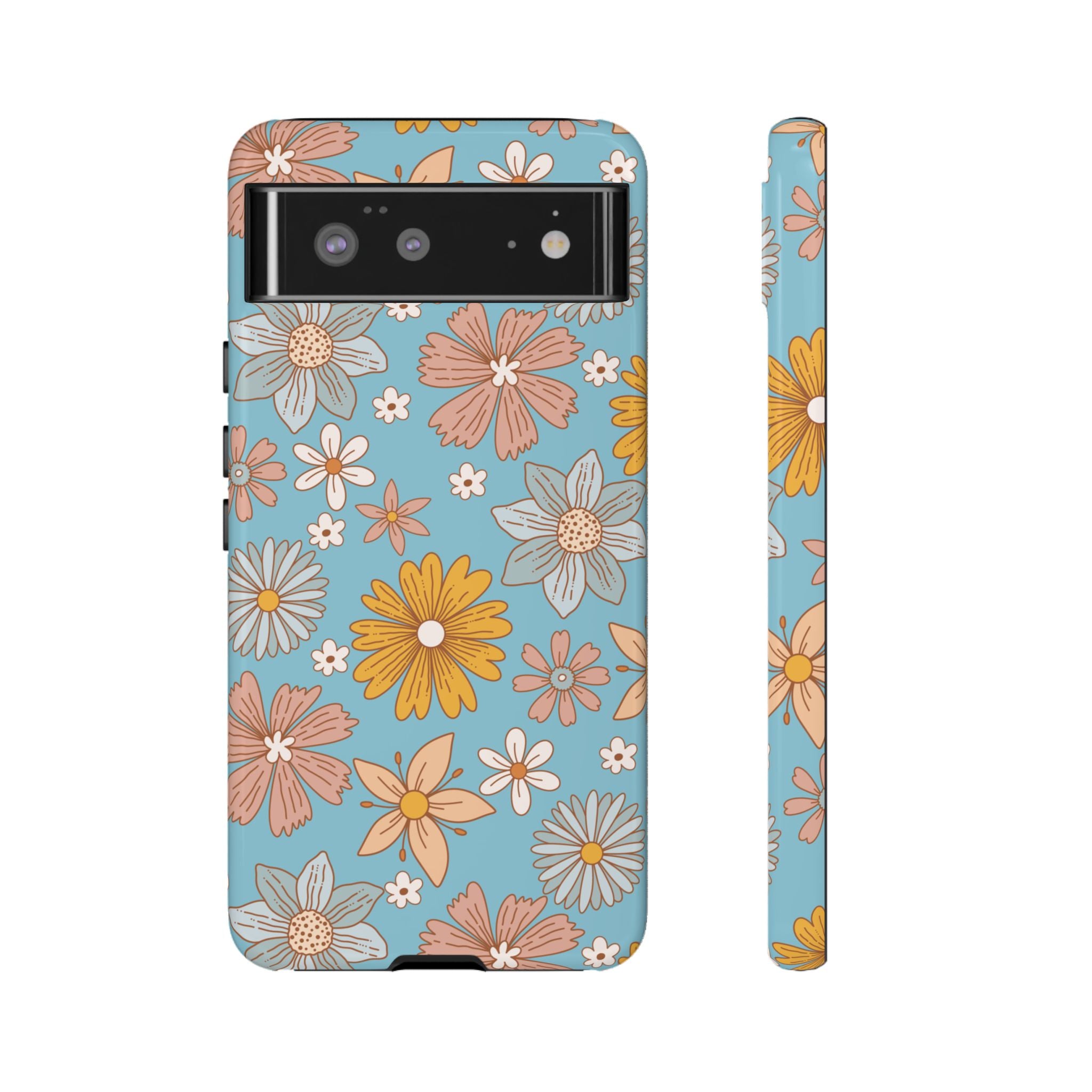 Google Pixel Case - Cerulean Flora